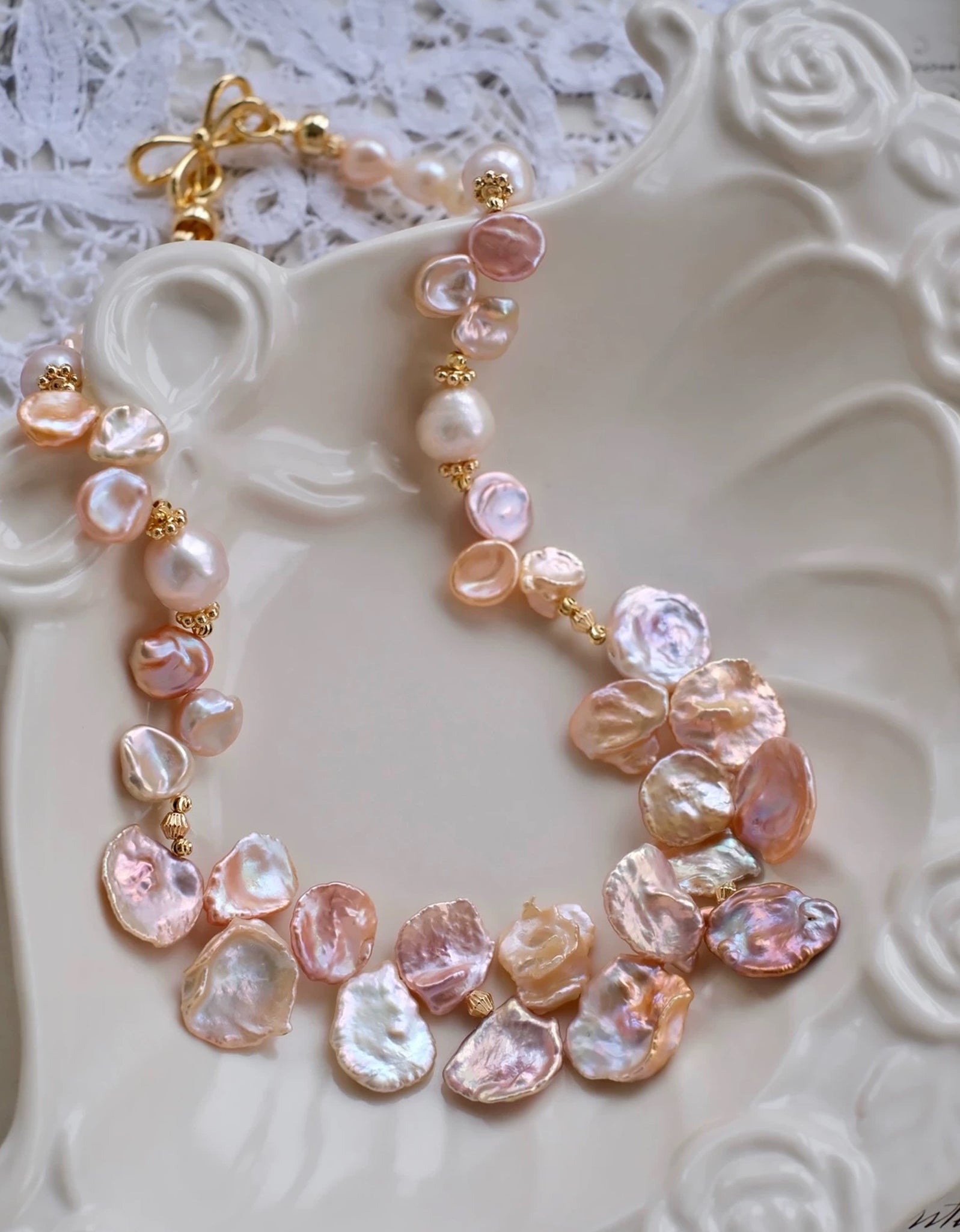 Keshi Baroque Pearl Necklace