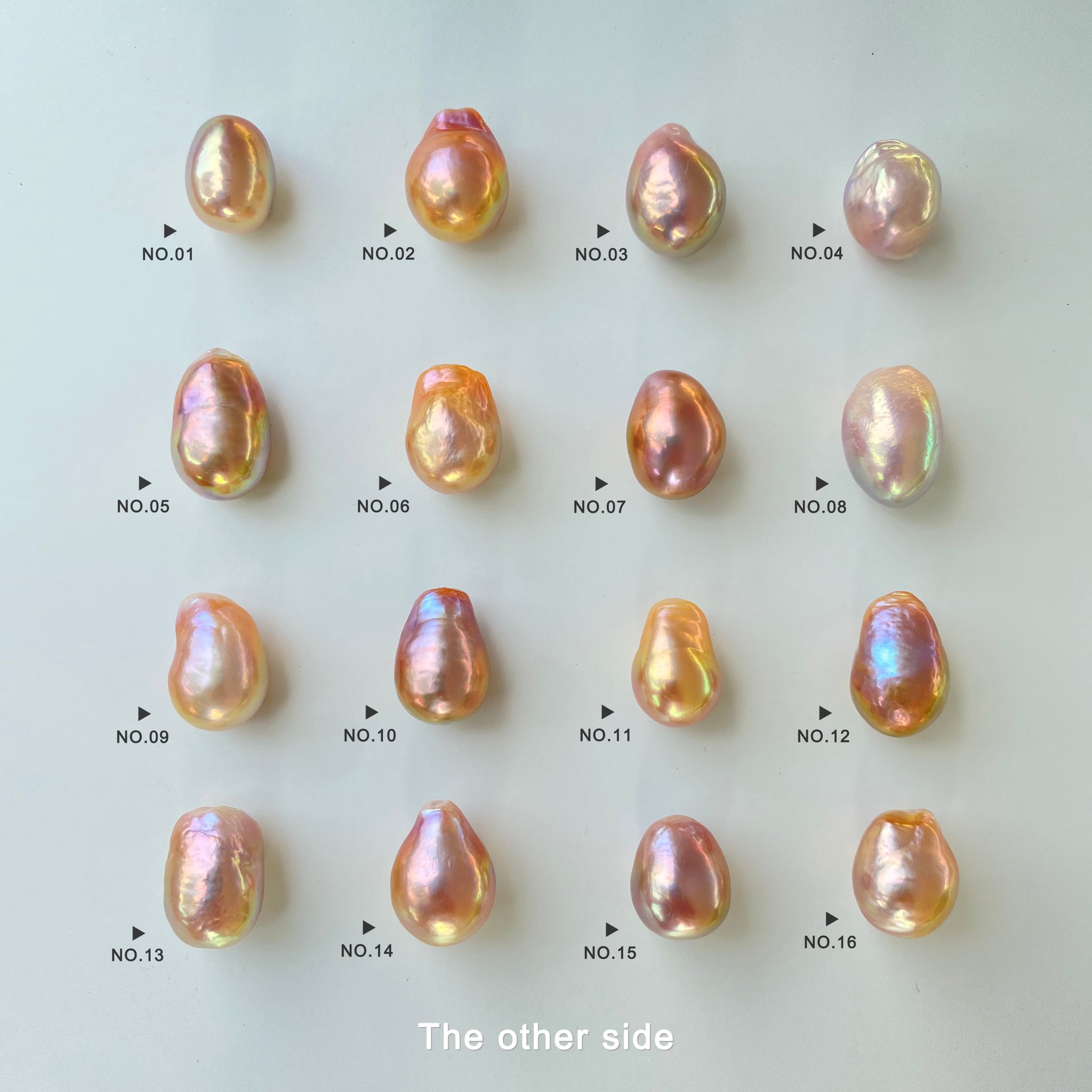 Natural Freshwater Rainbow Edison Pearls（EBN-0003）