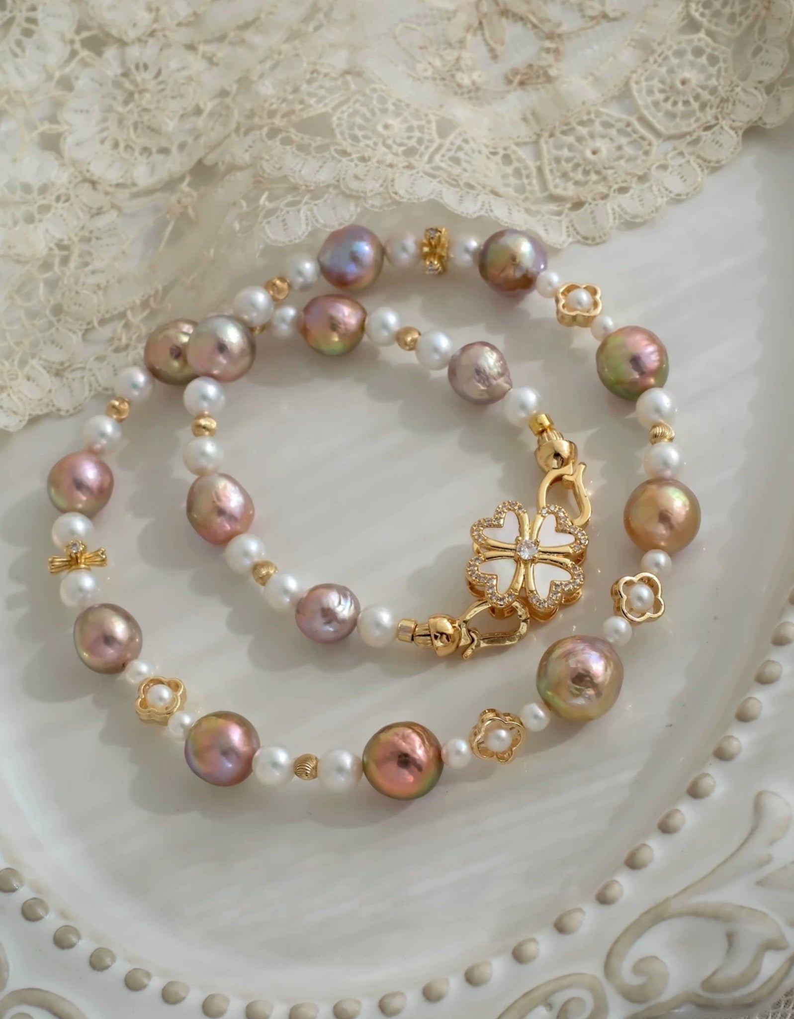 Edison Baroque Pearl Necklace