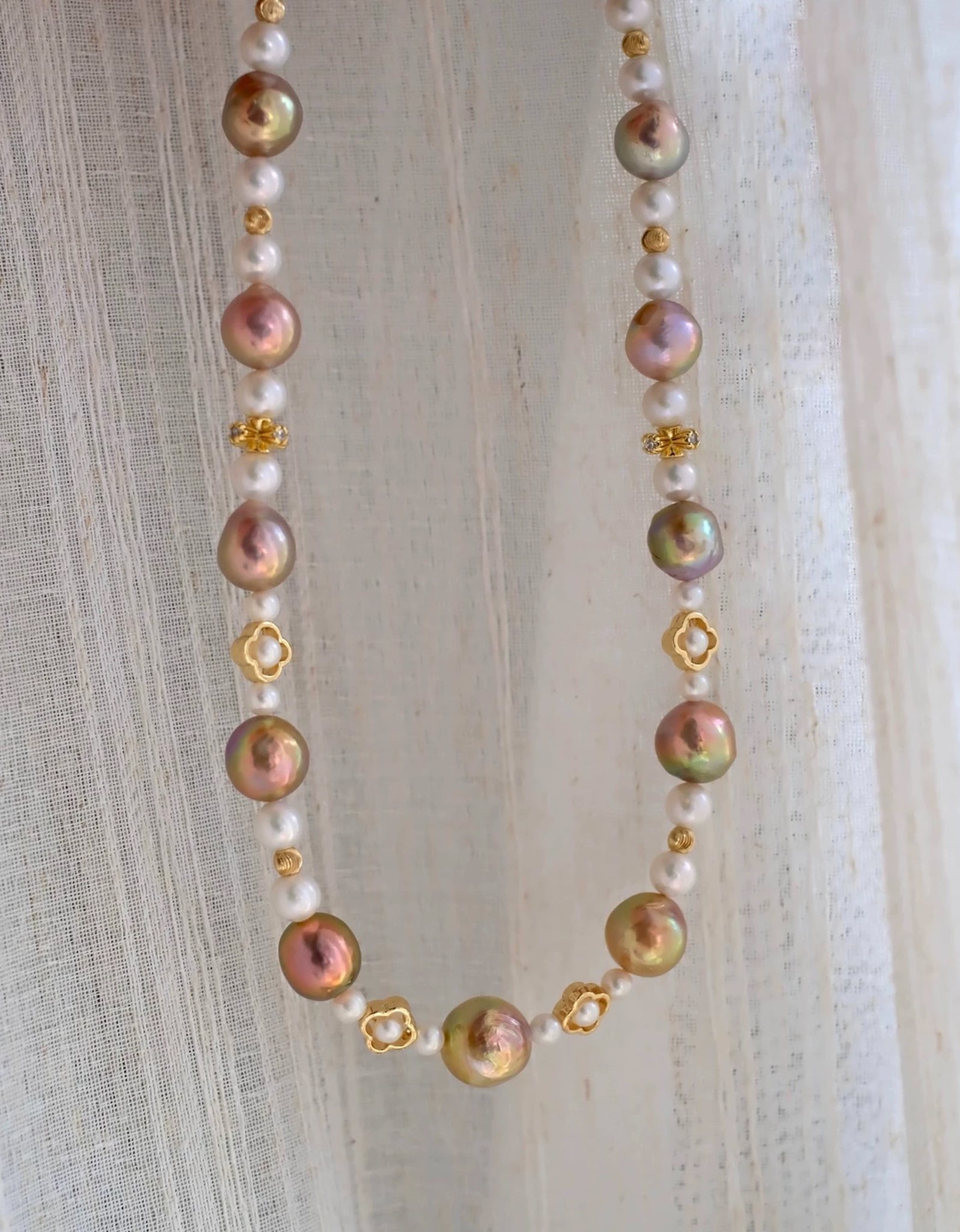 Edison Baroque Pearl Necklace