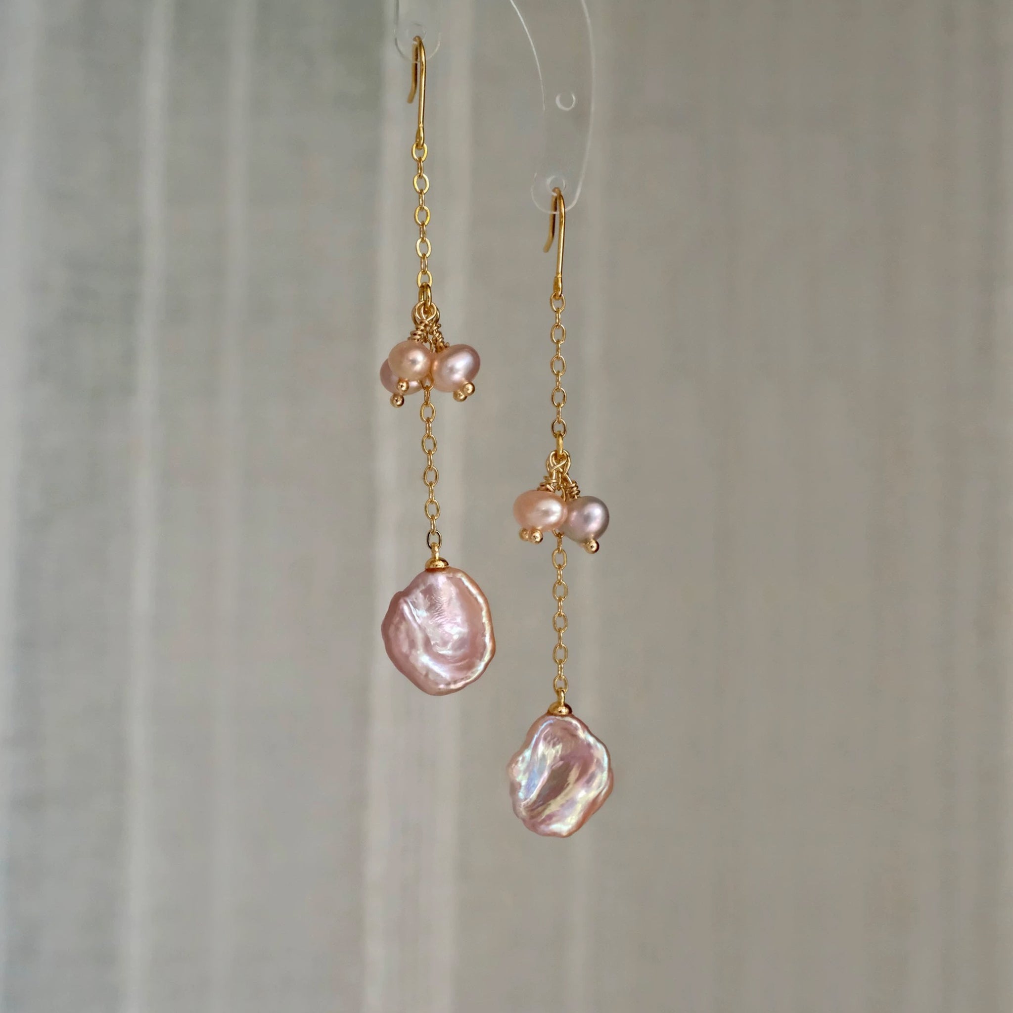 Petal keshi pearl Earrings