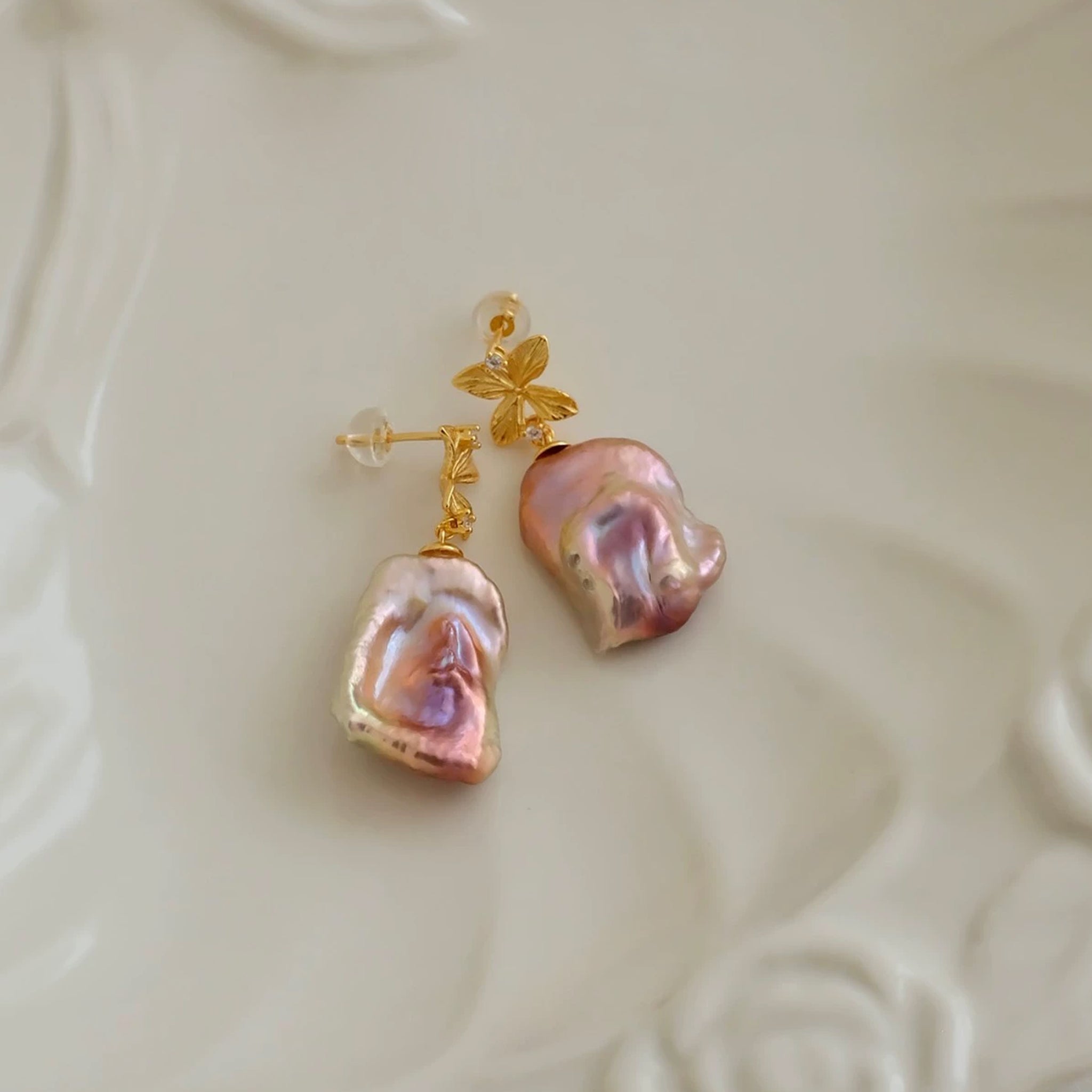 Keshi Baroque Pearl Earrings